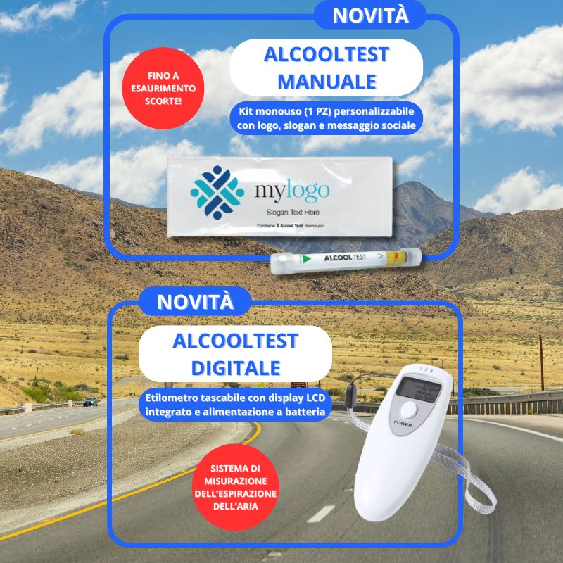 Alcooltest personalizzabili